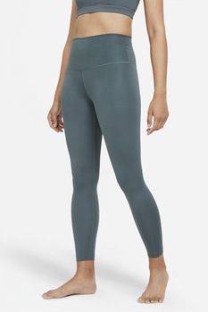Nike, Colanti cu talie inalta pentru yoga, Verde persan Nike, Colanti cu talie inalta pentru yoga, Verde persan