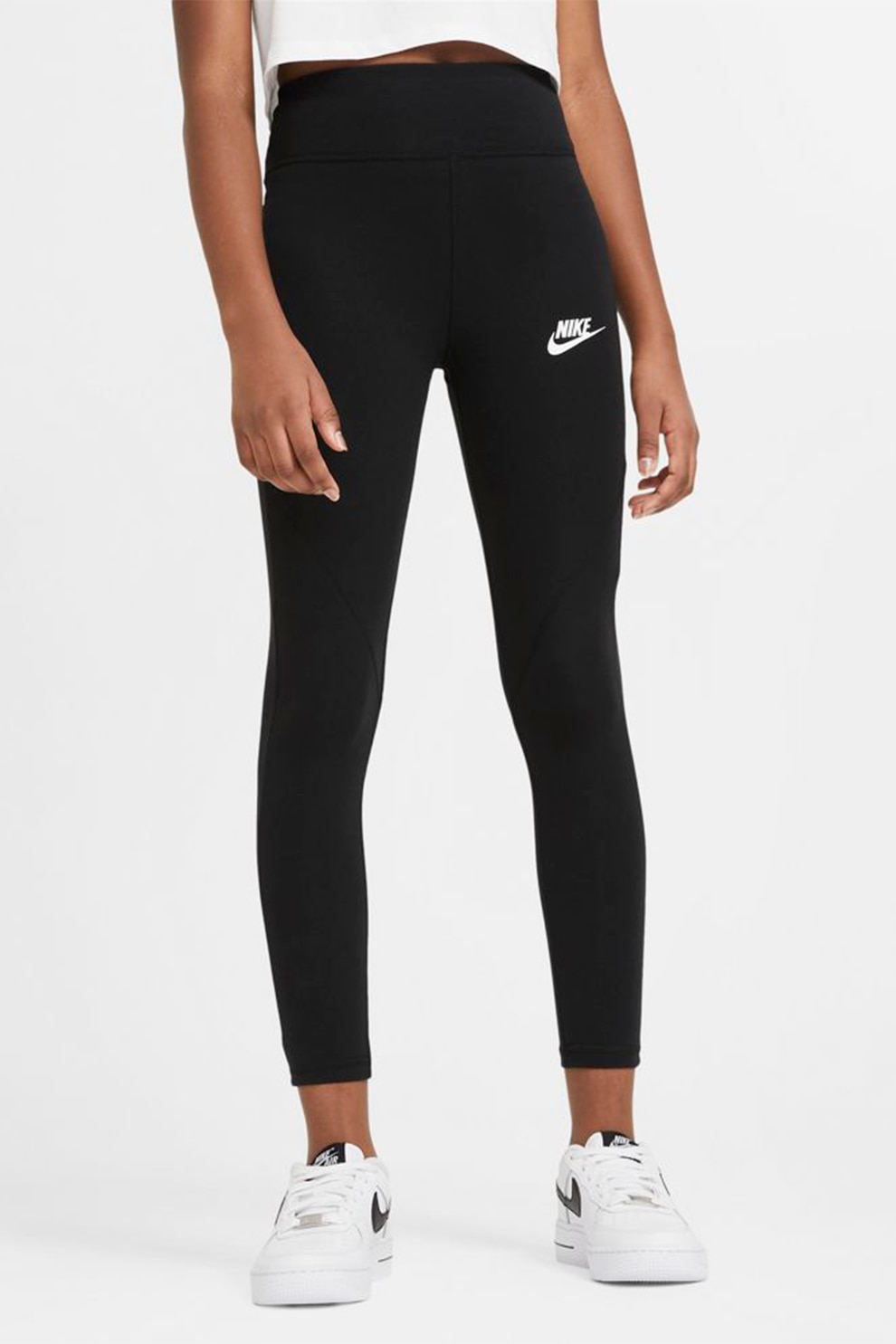 Nike, Colanti cu talie inalta pentru fitness Favourites, Negru