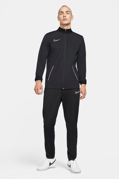 Nike, Trening cu buzunare oblice si tehnologie Dri-FIT pentru fitness Academy, Negru/Alb Nike, Trening cu buzunare oblice si tehnologie Dri-FIT pentru fitness Academy, Negru/Alb