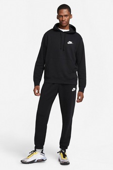 Nike, Hanorac din fleece si pantaloni sport Basic, Negru Nike, Hanorac din fleece si pantaloni sport Basic, Negru