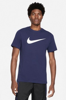 Nike, Tricou cu logo Icon Swoosh, Bleumarin Nike, Tricou cu logo Icon Swoosh, Bleumarin