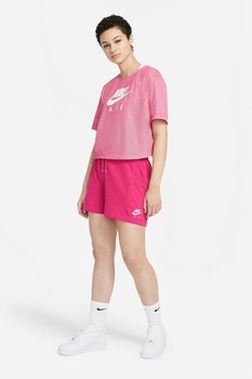Nike, Pantaloni scurti de jerseu cu snur Air, Fucsia Nike, Pantaloni scurti de jerseu cu snur Air, Fucsia