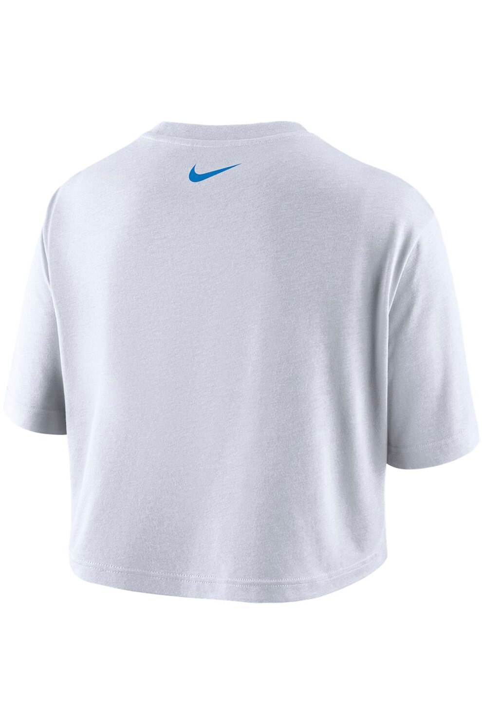 Nike, Tricou crop pentru antrenament Dri Fit, Alb, M