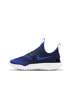 Nike - Спортни обувки Flex Runner с кожа, Тъмносин