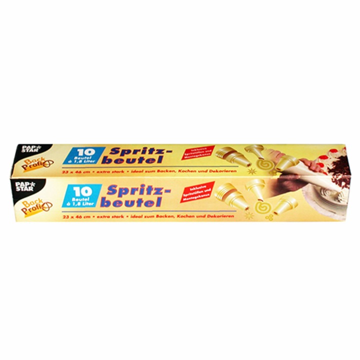 Set 10 poche-uri transparente, grosime 80microni, capacitate 1.8 litri, dimensiuni 230x460mm