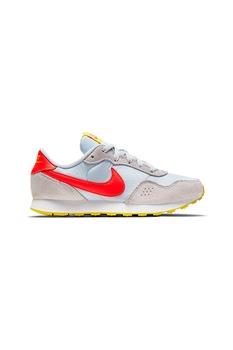 Nike, Pantofi sport cu insertii de piele intoarsa Valiant, Gri/Albastru pastel Nike, Pantofi sport cu insertii de piele intoarsa Valiant, Gri/Albastru pastel