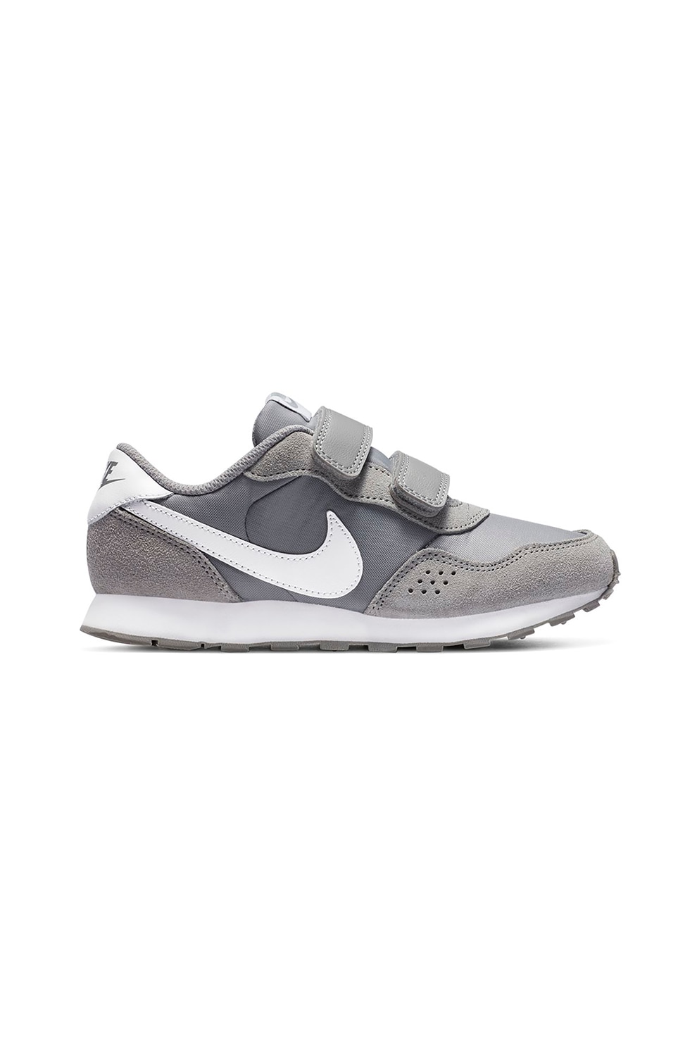 Nike, Pantofi sport cu insertii de piele intoarsa si velcro Valiant