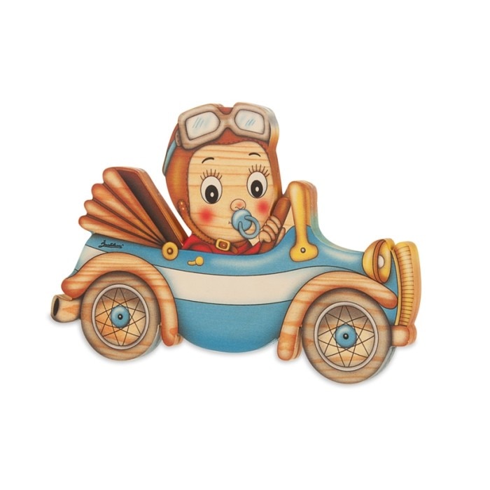 Placuta usa din lemn pentru Baieti