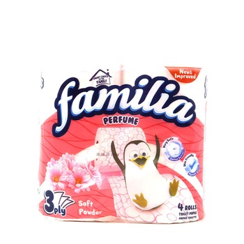 Hartie Igienica FAMILIA Magic Flowers, 3 Straturi, 4 Role/Bax, 140 File/Rola Hartie Igienica FAMILIA Magic Flowers, 3 Straturi, 4 Role/Bax, 140 File/Rola