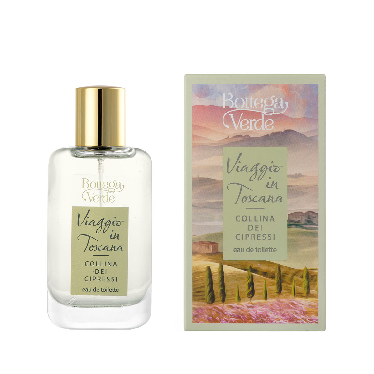 Apa de toaleta cu aroma fresh - Viaggio in Toscana, 50 ML, Bottega Verde