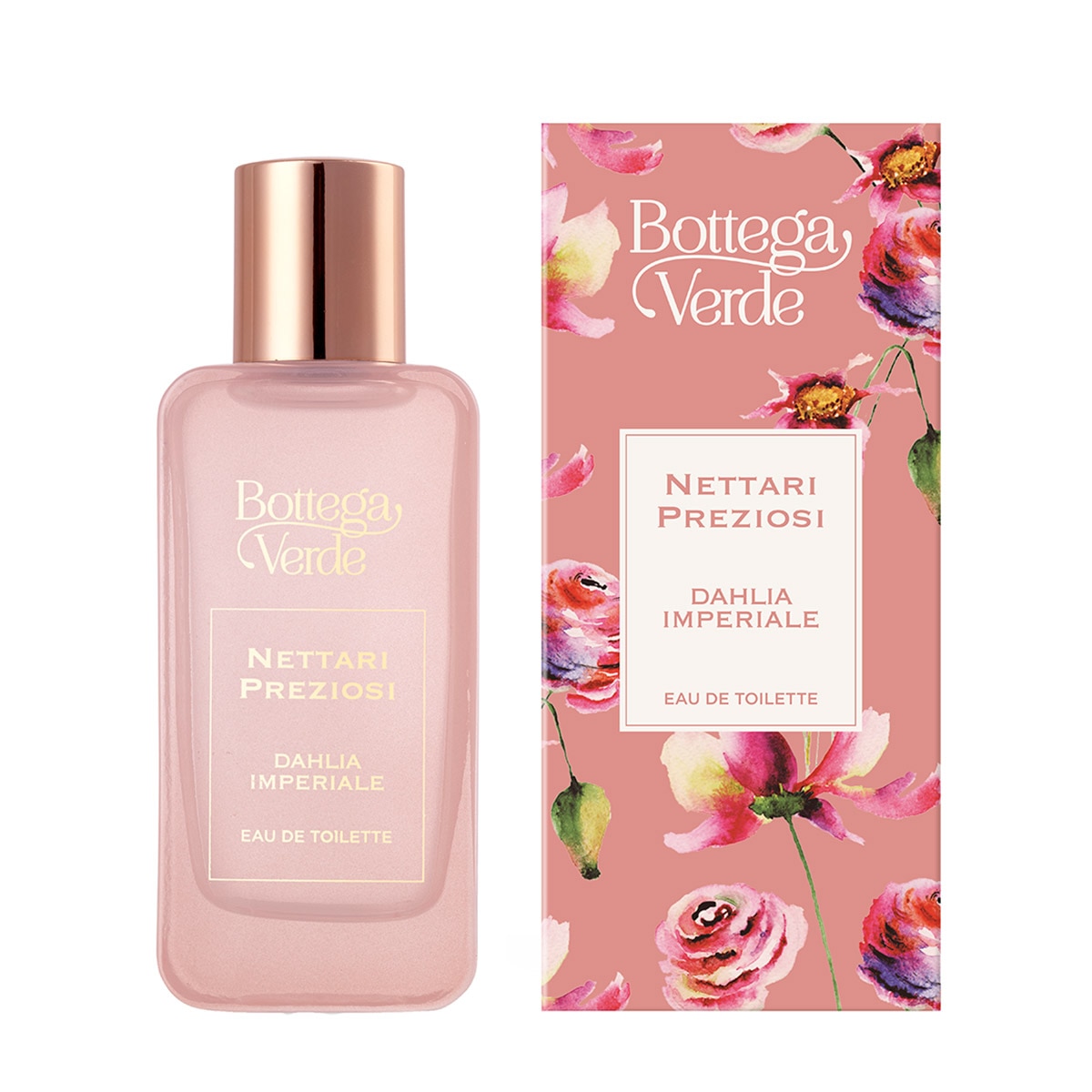Apa de toaleta cu Dahlia Imperiale - Nettari Preziosi, 50 ML, Bottega Verde