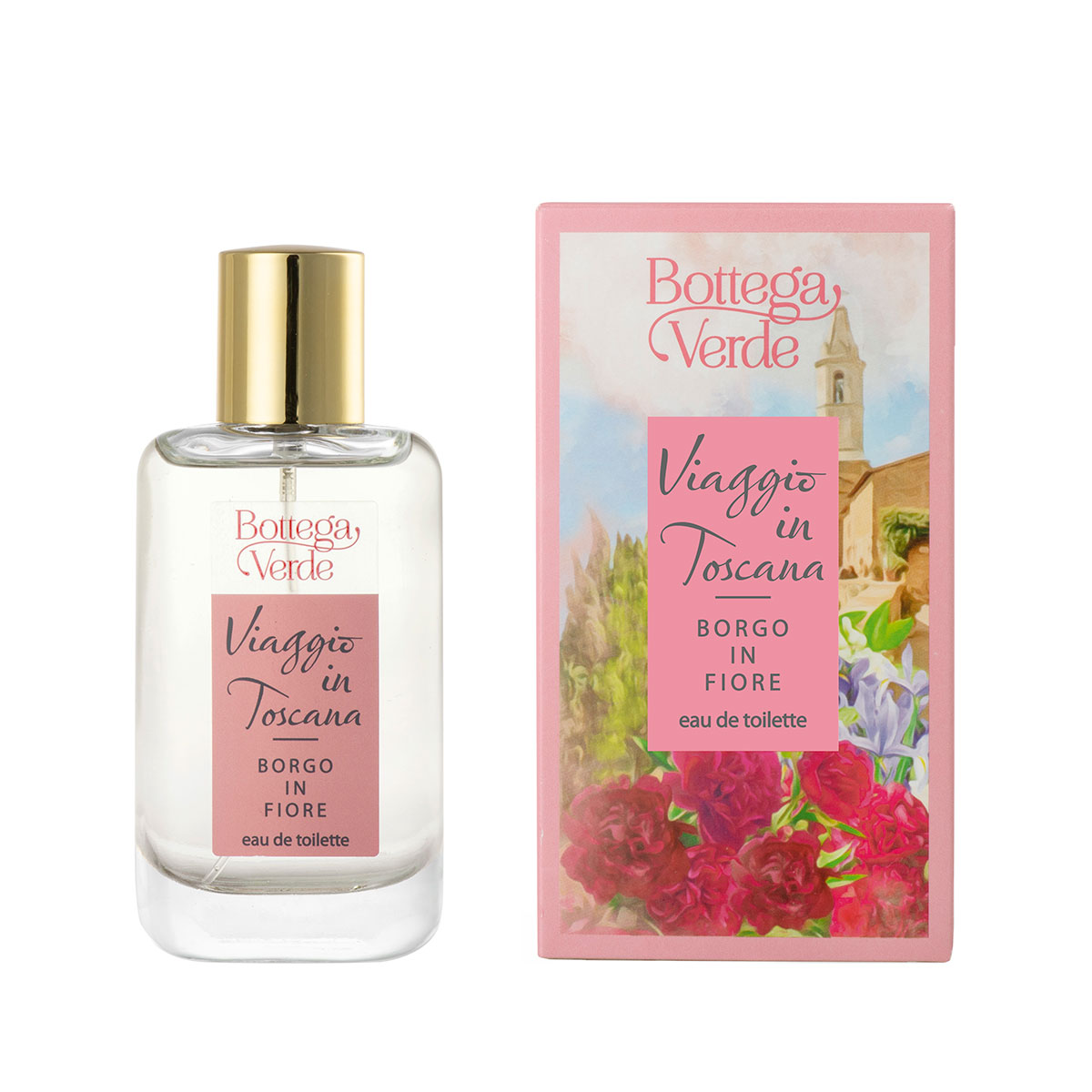 Apa de toaleta cu note dulci si romantice - Viaggio in Toscana, 50 ML, Bottega Verde