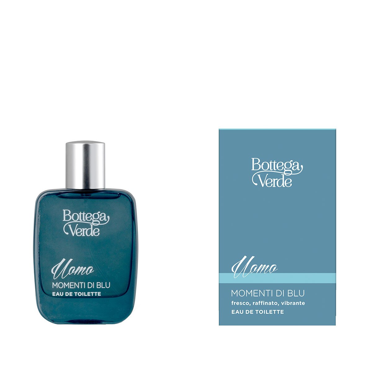 Apa de toaleta cu aroma fresh - Momenti di Blu, 50 ML, Bottega Verde
