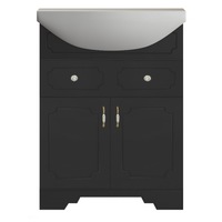 set baza mobilier baie malaga 60 cm cu lavoar ceramic negru  alb imagen 28_0_
0