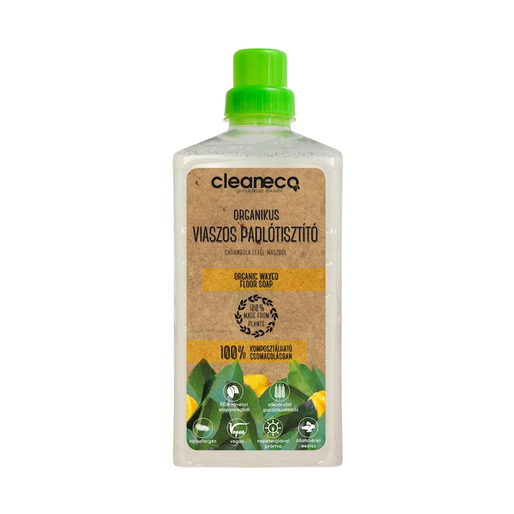 Органичен почистващ препарат Cleaneco, с восък от листа на карамболa, 1000мл