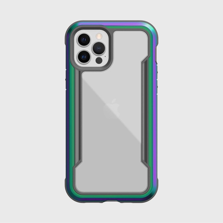 Удароустойчив калъф Raptic Shield за iPhone 12/12 Pro 6.1", Многоцветно/Прозрачно