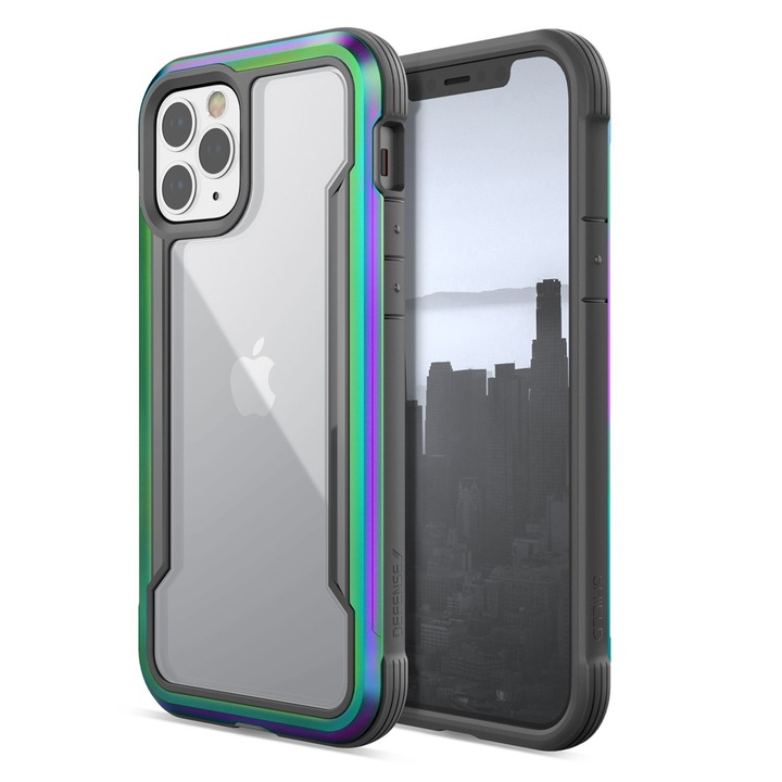 Удароустойчив калъф Raptic Shield за iPhone 12/12 Pro 6.1", Многоцветно/Прозрачно