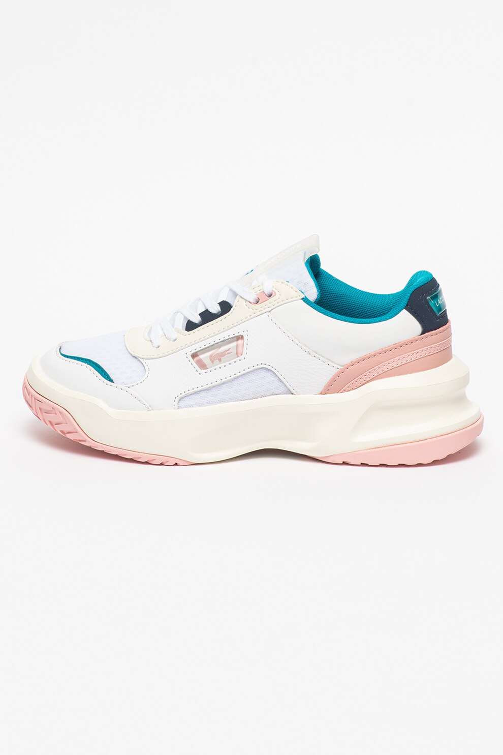 Lacoste, Pantofi sport de piele cu aspect masiv Ace Lift