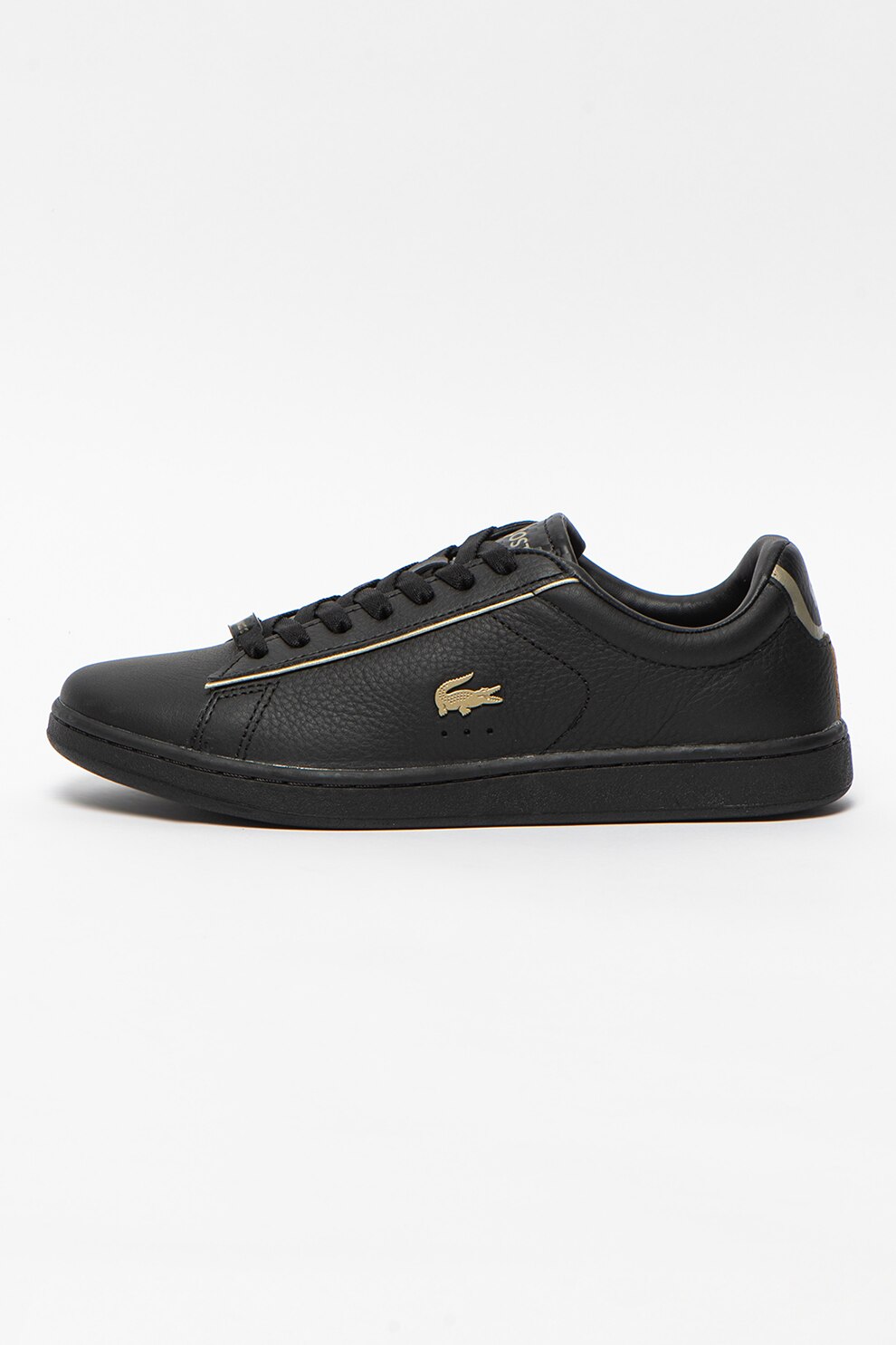 Lacoste, Pantofi sport de piele cu varf rotund Carnaby