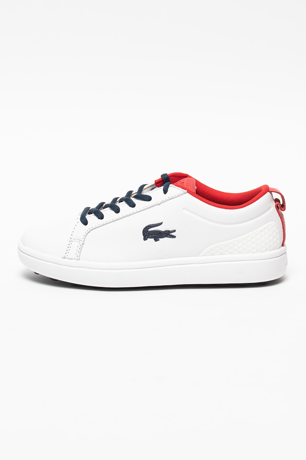 Lacoste, Pantofi sport de piele ecologica si piele G Elite