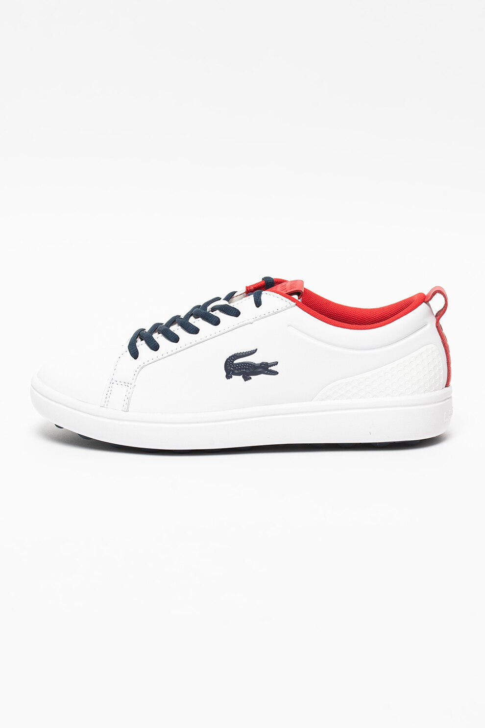 Lacoste, Pantofi sport de piele ecologica si piele G Elite