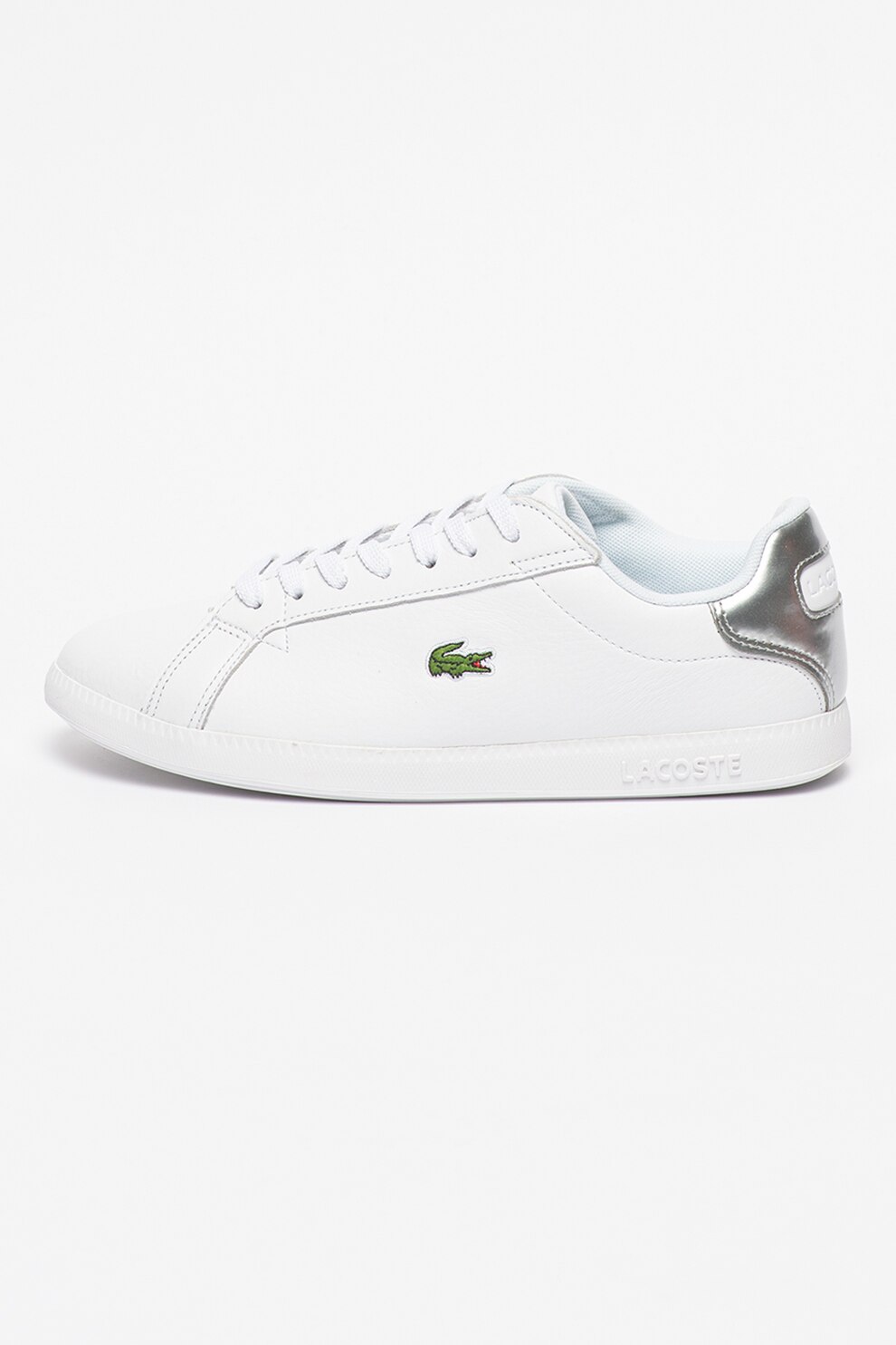 Lacoste, Pantofi sport de piele cu garnitura contrastanta Graduate