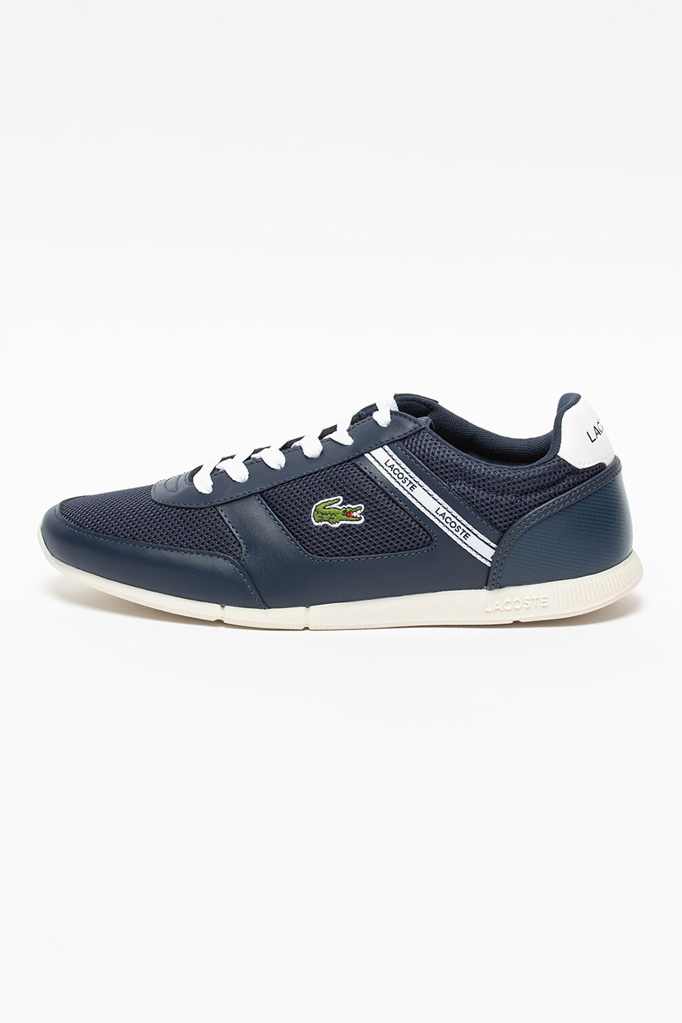 Lacoste, Pantofi sport de piele si material textil Menerva
