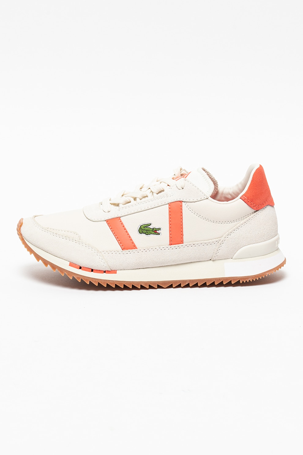 Lacoste, Pantofi sport de piele si piele intoarsa Partner Retro