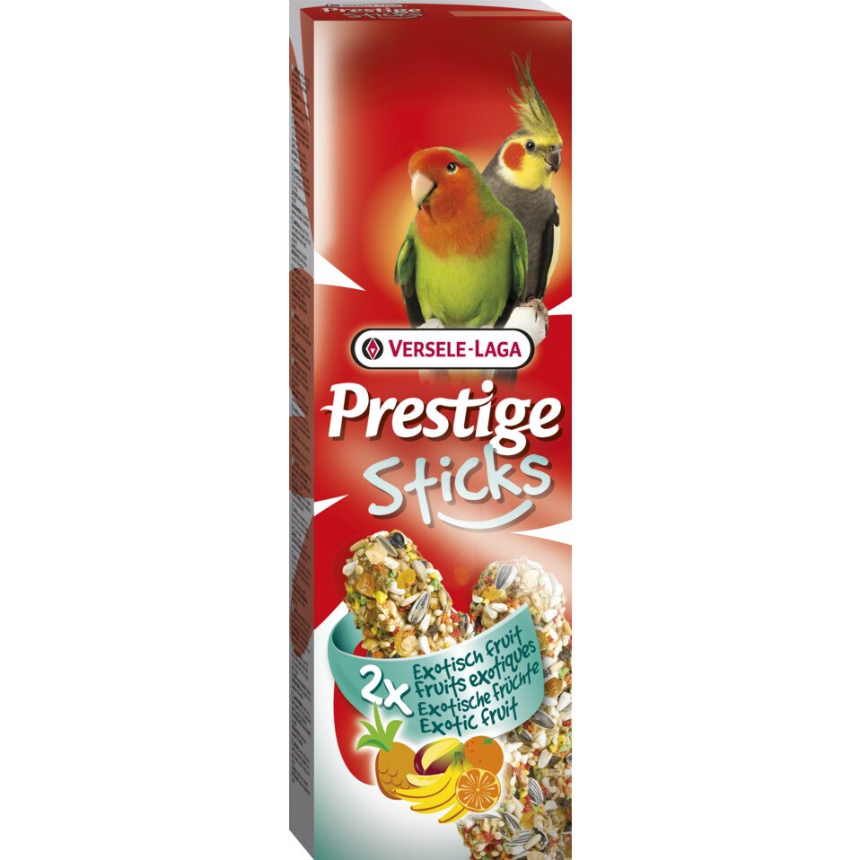 Hrana pentru papagali mari Prestige Big Parakeets, Exotic Fruit, 140g