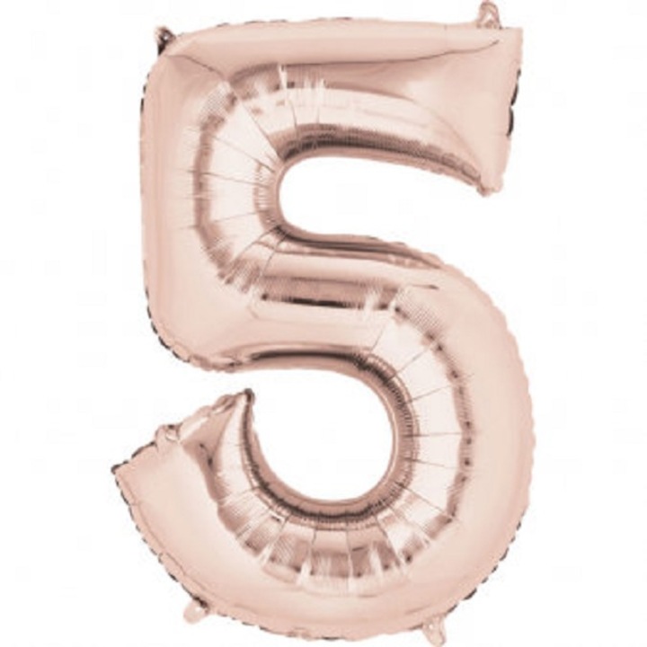 Балон Anagram цифра 5, Фолио, Пепел от рози, 55х83см/30гр