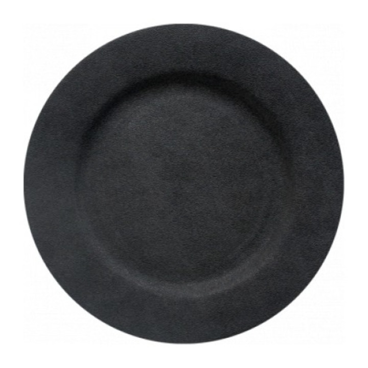 Raki Dekorativ tányér polipropilén,fekete 33cm