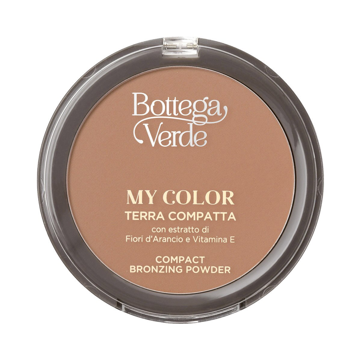 Pudra cu extract de flori de portocal si Vitamina E, bej inchis - My color, 8 G, Bottega Verde