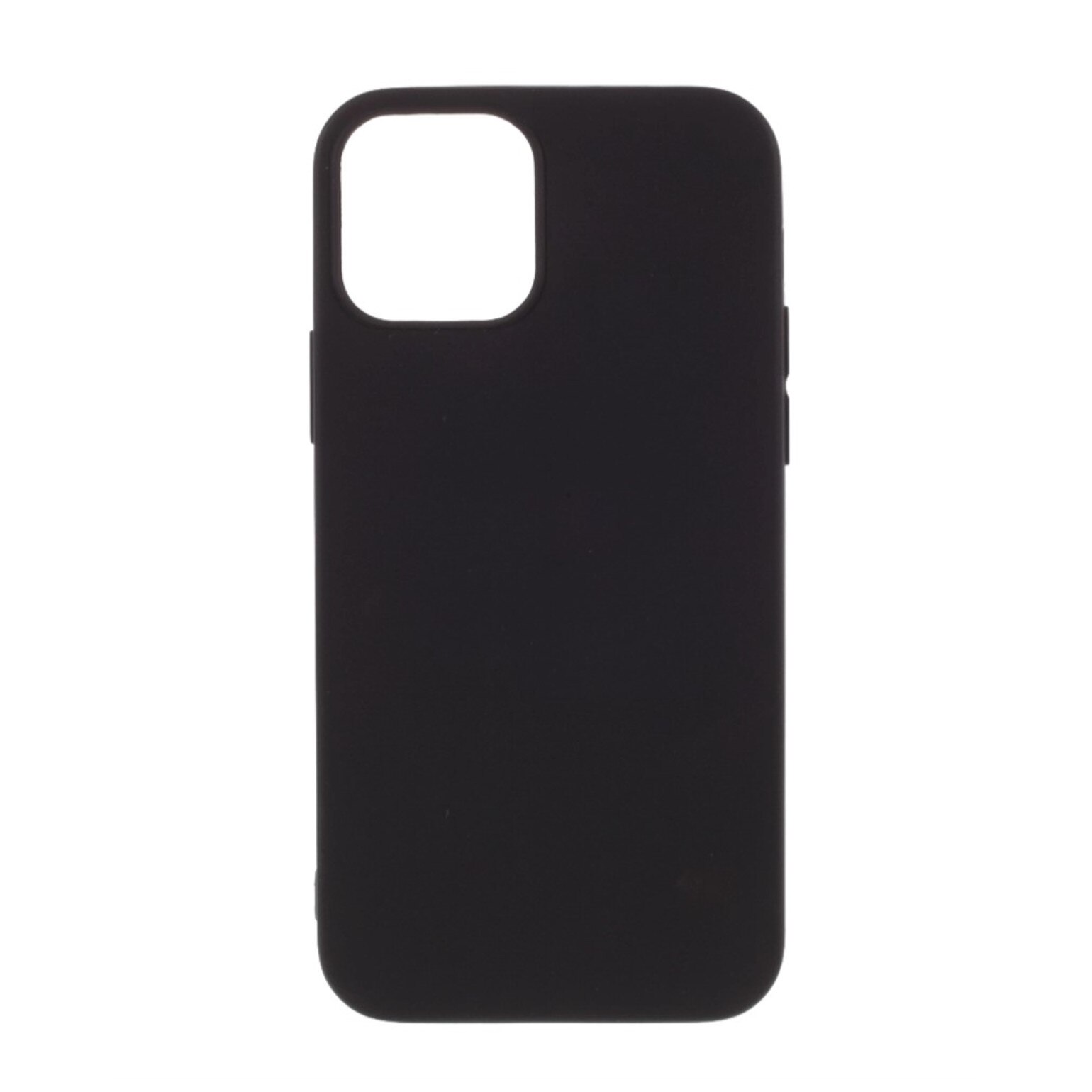 Husa de protectie din silicon soft pentru iPhone 12 Mini, carcasa spate, bumper, Negru, BBL1978