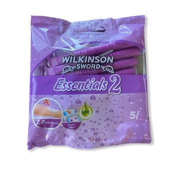 Aparat de ras Wilkinson Essentials 2, pentru femei, Set 5 bucati Aparat de ras Wilkinson Essentials 2, pentru femei, Set 5 bucati