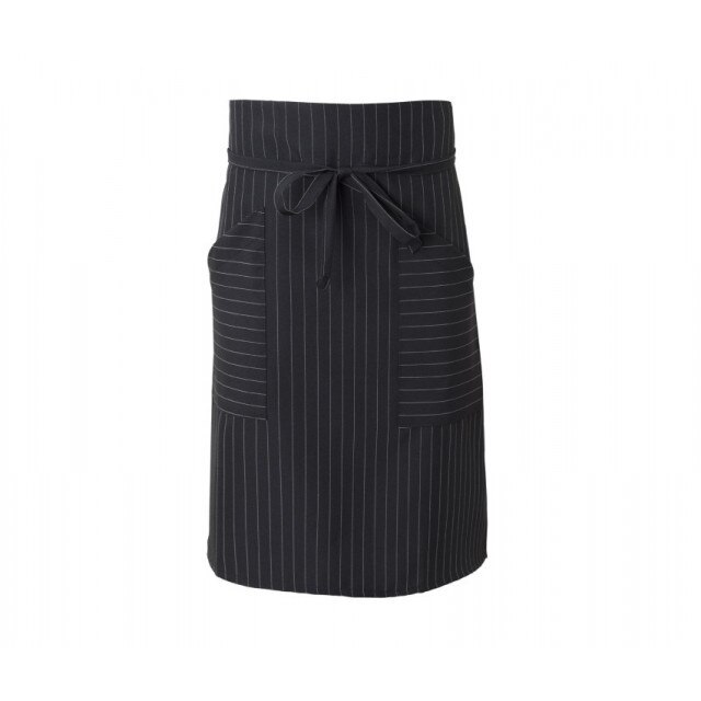 Sort mediu unisex, model Positano, culoare negru-dungat