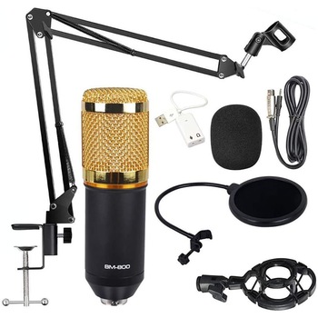 Microfon cu condensator de studio BM-800 ,brat cu menghina si filtru , accesorii pentru Inregistrare Vocala, Streaming, Gaming, Karaoke Microfon cu condensator de studio BM-800 ,brat cu menghina si filtru , accesorii pentru Inregistrare Vocala, Streaming, Gaming, Karaoke