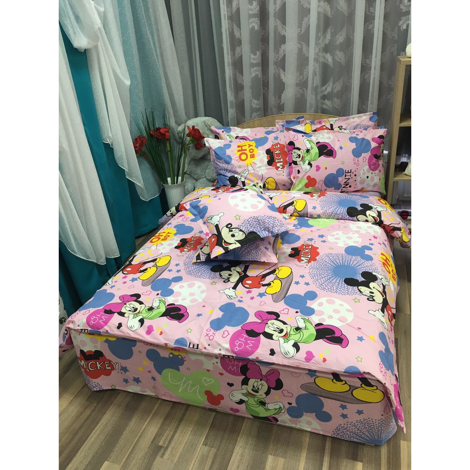 Set lenjerie, pentru copii, 8 piese bumbac ranforce, pentru saltea de 1,80m, by Liz Line - L8R24180
