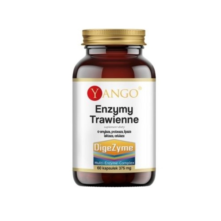 Supliment alimentar Yango Enzime Digestive, 60 Capsule