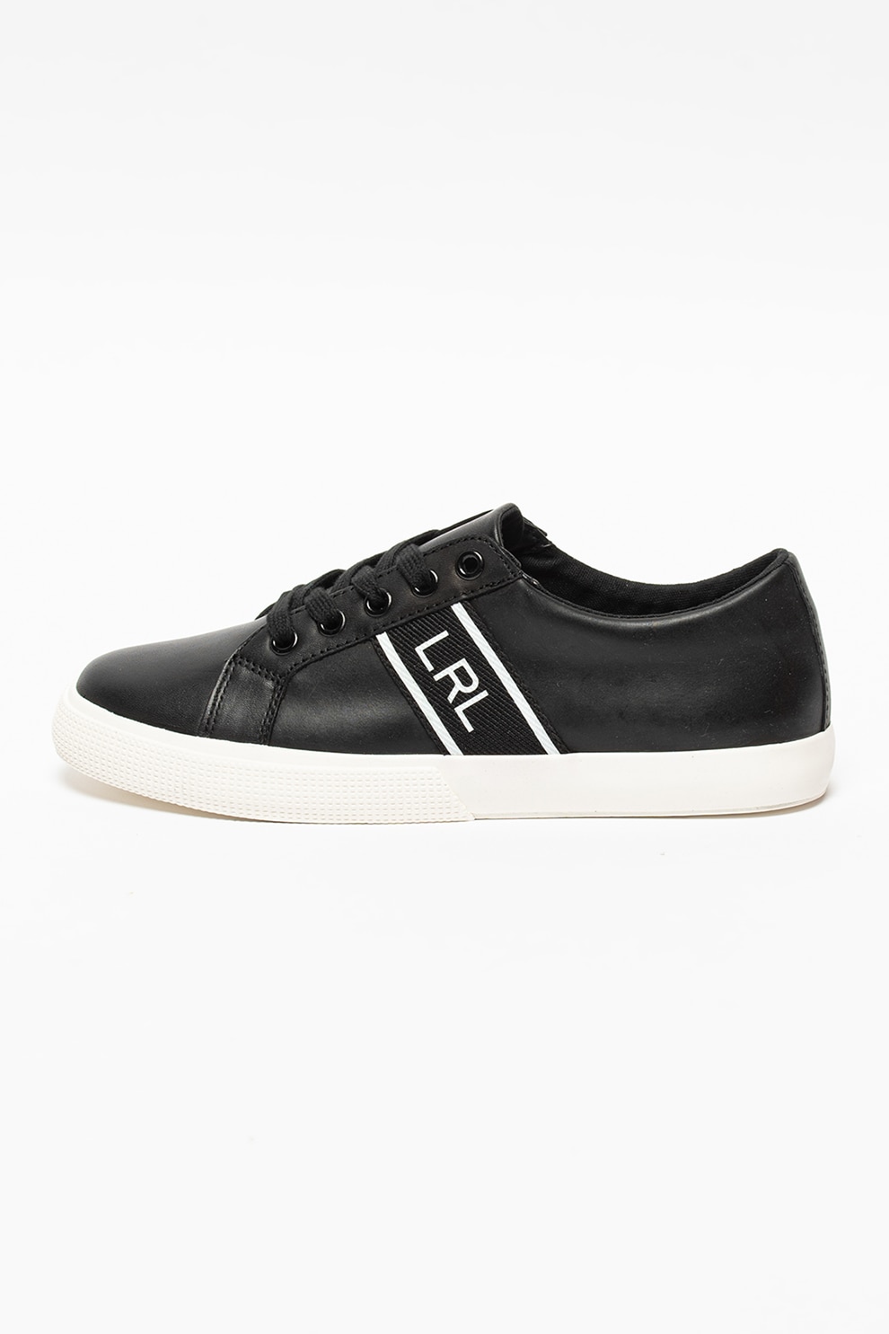 Lauren Ralph Lauren, Pantofi sport de piele cu insertii textile Janson