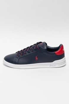 Polo Ralph Lauren, Pantofi sport de piele cu garnituri contrastante HRT CT-II Polo Ralph Lauren, Pantofi sport de piele cu garnituri contrastante HRT CT-II