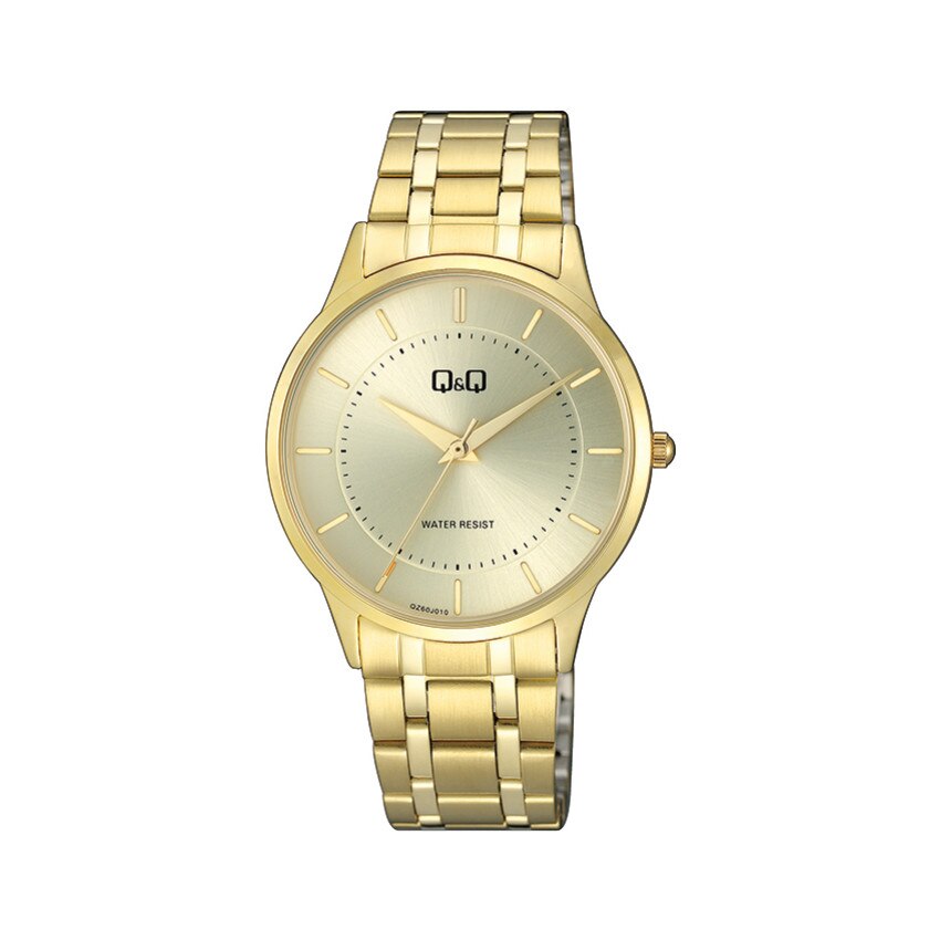 Ceas barbatesc Q&Q din metal, auriu
