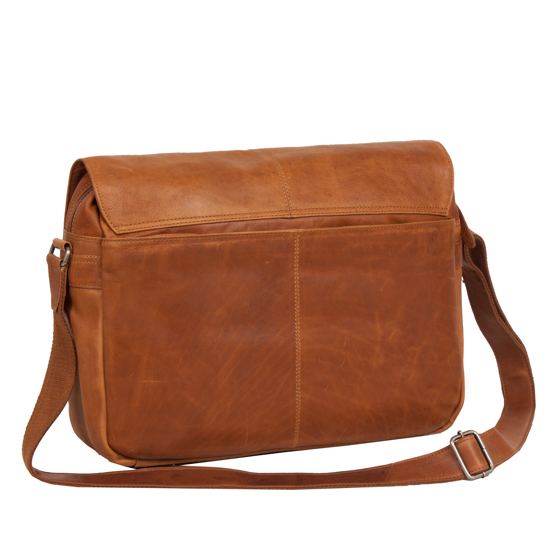 Geanta pentru laptop de 15,4 inch, The Chesterfield Brand din piele naturala maro coniac, Richard