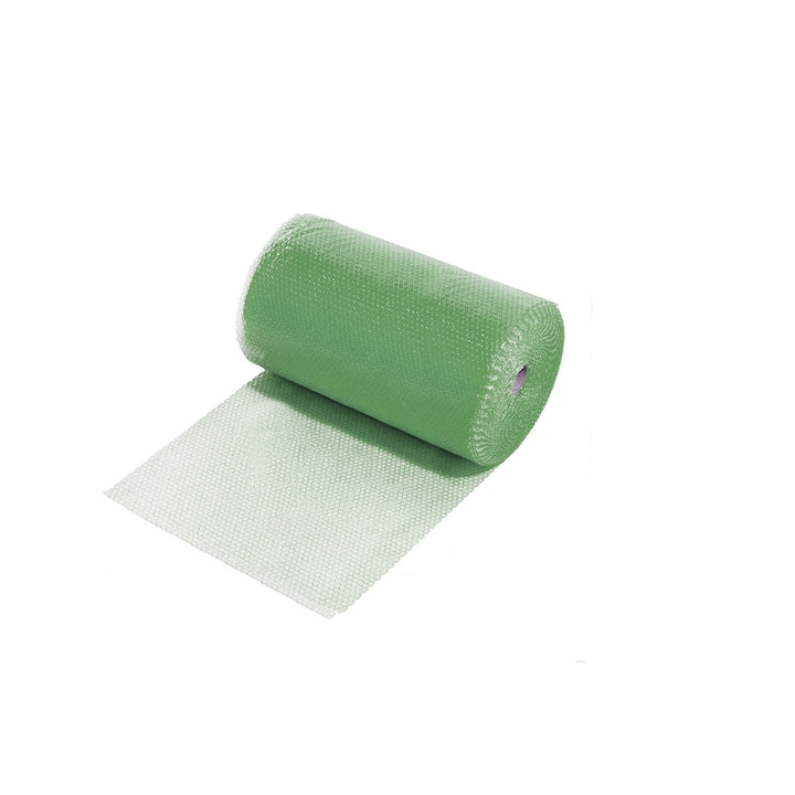 Csomagoló buborék fólia (1cm), 1m x 100m, Green