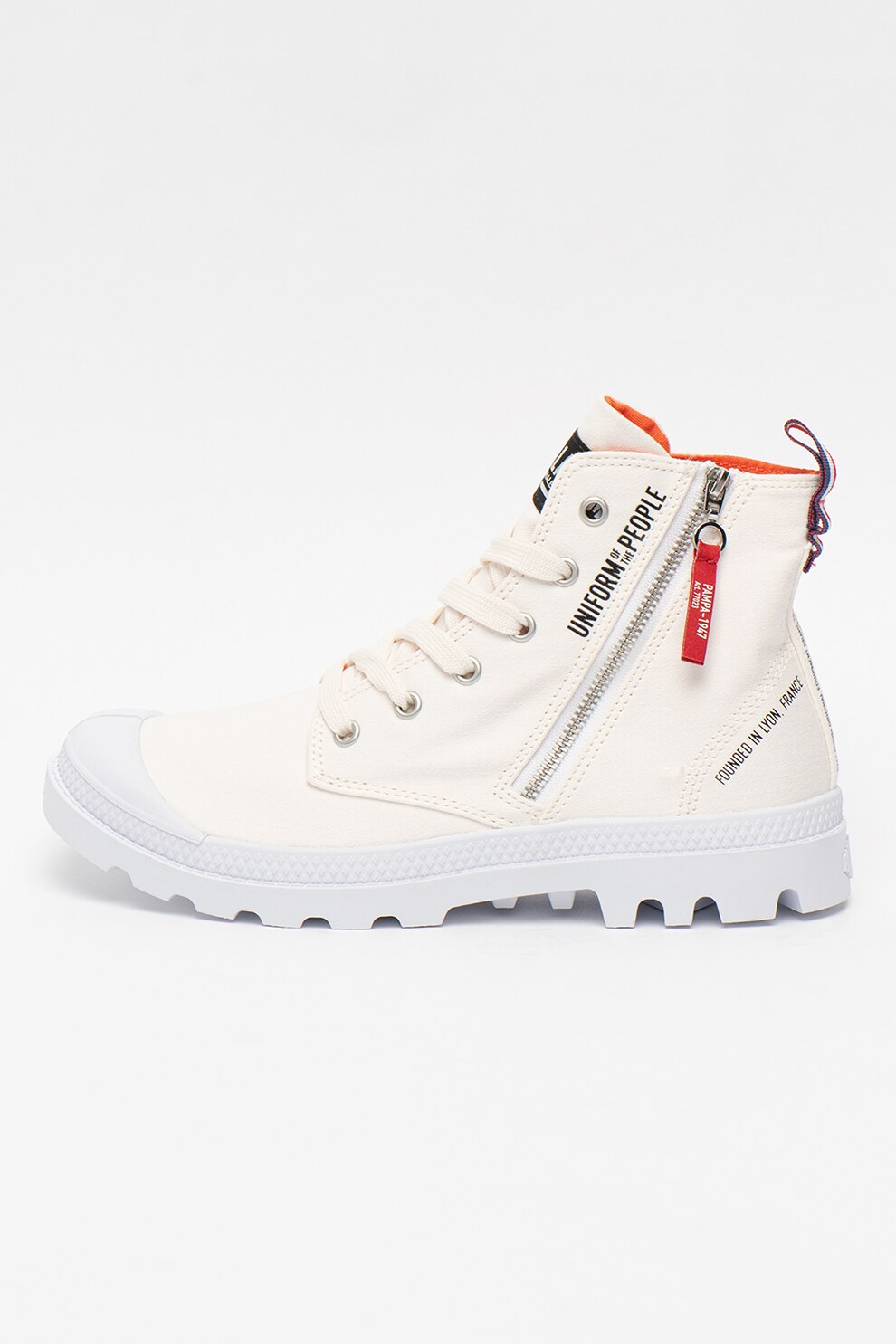 Palladium, Pantofi sport unisex high-cut din material textil