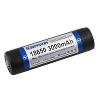 acumulator li-ion keeppower 37v 3000mah icr19650-300pcm 15a pol pozitiv ridicat circuit de protectie imagen 18_0_
0