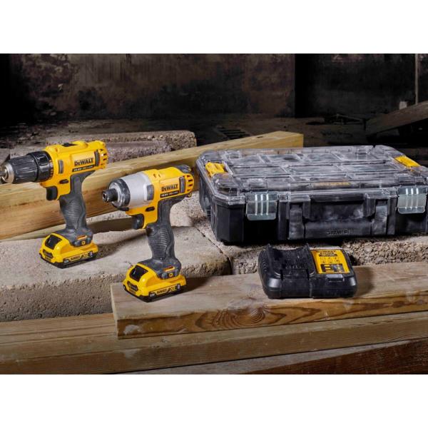 Set 2 masini de insurubat compacte DeWalt DCK2110L2T eMAG.ro