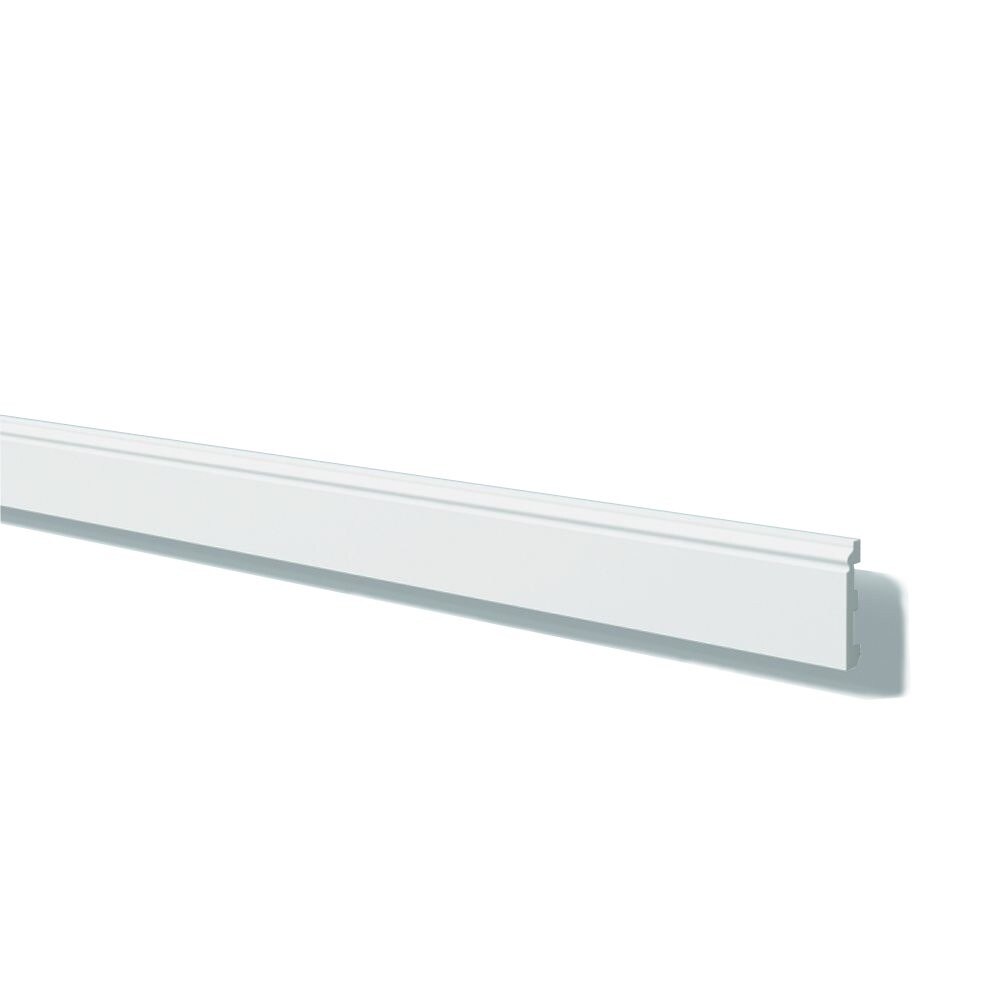 Plinta de plastic de inalta densitate FL1, 80x12mm, bucata de 2 m