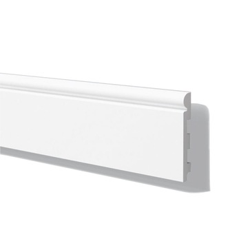 Plinta de plastic de inalta densitate FL4, 150x20mm, bucata de 2 m Plinta de plastic de inalta densitate FL4, 150x20mm, bucata de 2 m
