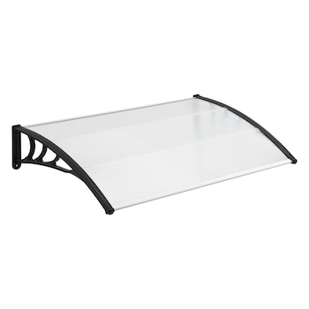 Marchiza copertina ST120, en.casa, 120 x 100 cm, plastic ABS/policarbon, negru/transparent Marchiza copertina ST120, en.casa, 120 x 100 cm, plastic ABS/policarbon, negru/transparent