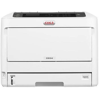 Imprimanta laser color OKI C834DNW, A3 , duplex, retea , USB, USB host pentru stickuri, wireless, memorie interna 1GB si 3 GB eMMC, viteza 36 ppm A4, 20 ppm A3, tava frontala 300 coli si tava bypass 100 coli Imprimanta laser color OKI C834DNW, A3 , duplex, retea , USB, USB host pentru stickuri, wireless, memorie interna 1GB si 3 GB eMMC, viteza 36 ppm A4, 20 ppm A3, tava frontala 300 coli si tava bypass 100 coli